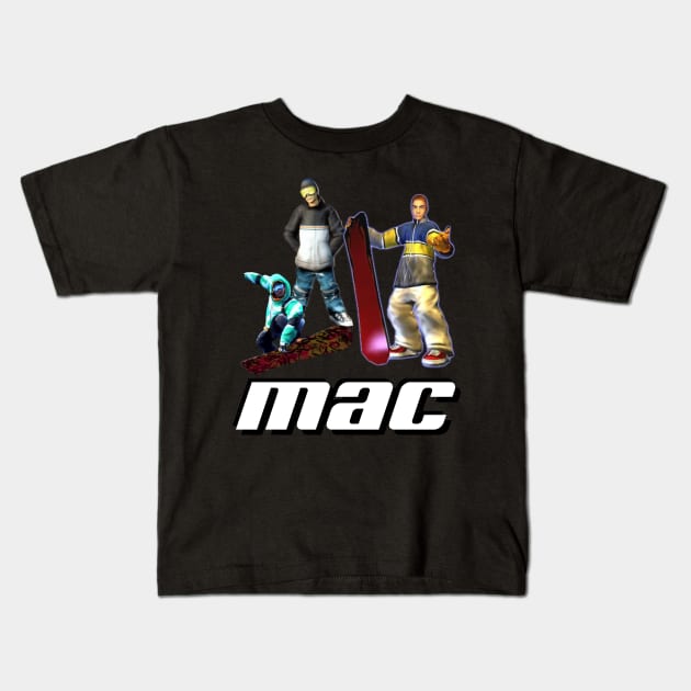 "Express Your Love for SSX Tricky with the 'Mac' T-Shirt!" Kids T-Shirt by Herky